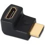 Aisens Adaptador HDMI Acodado A121-0124 Macho a Hembra Negro